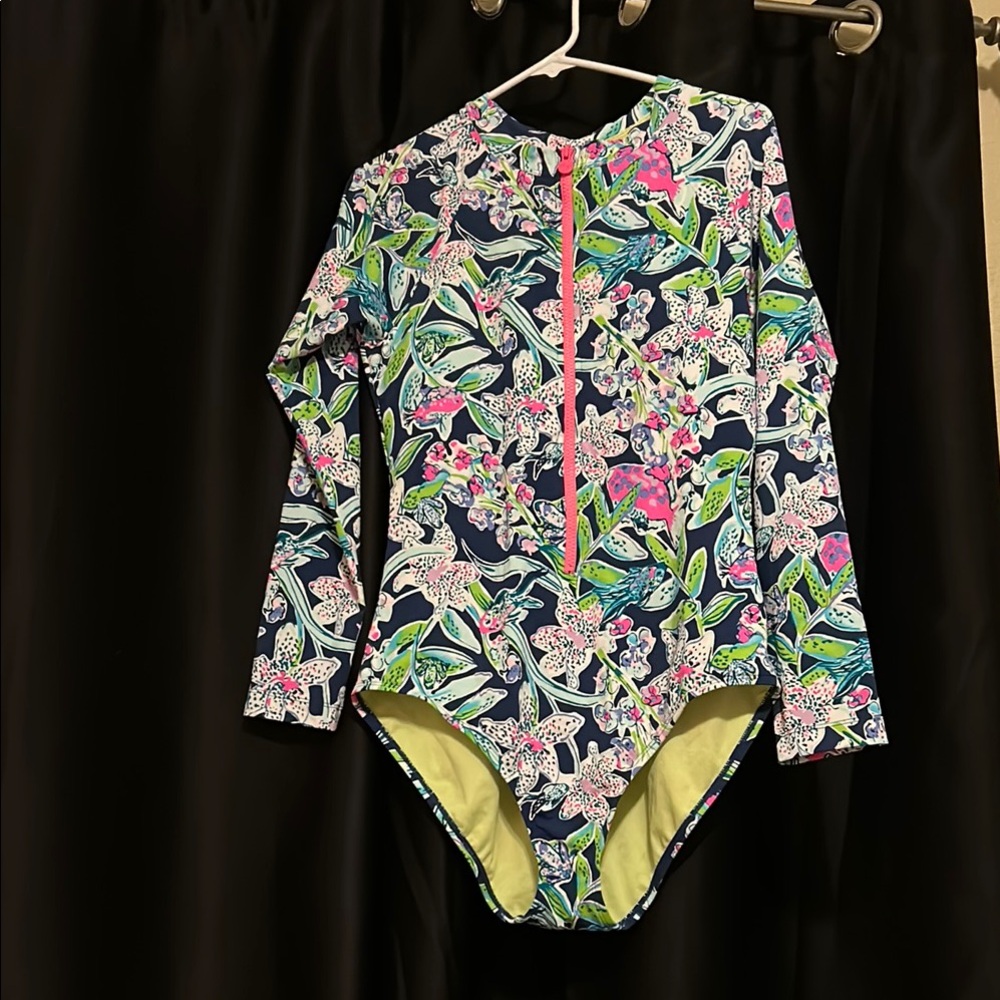 Lilly Pulitzer long sleeve swim suit
